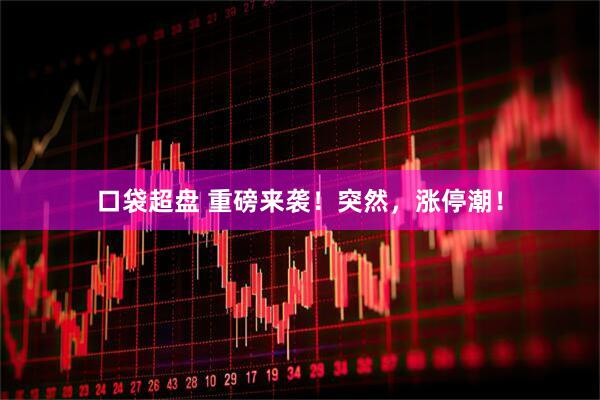 口袋超盘 重磅来袭！突然，涨停潮！
